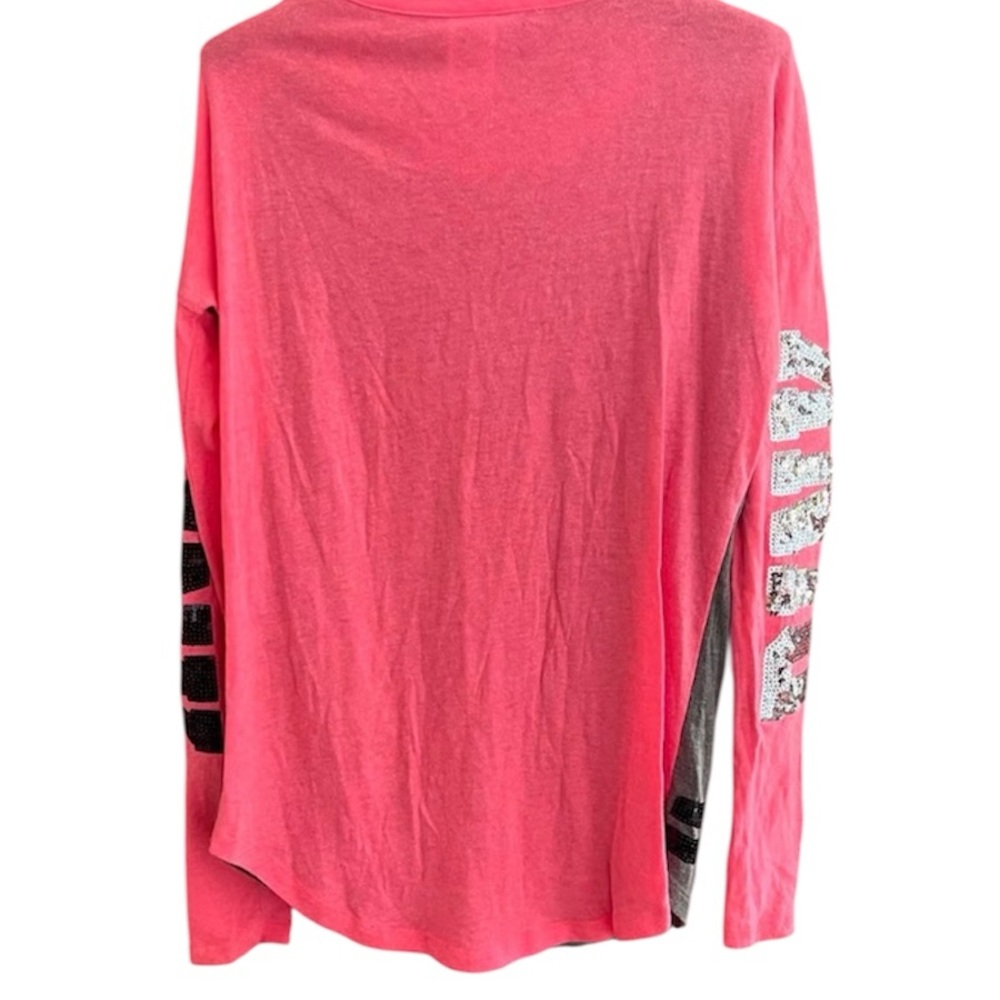 Victoria’s Secret pink vintage, long sleeve hoodie size medium - Picture 2 of 3
